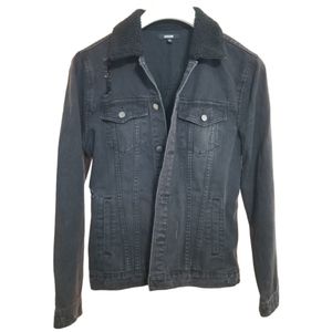 Jackson Black Denim Trucker Jacket Men's Size Medium